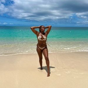 Handmade shell bikini by Olivia London